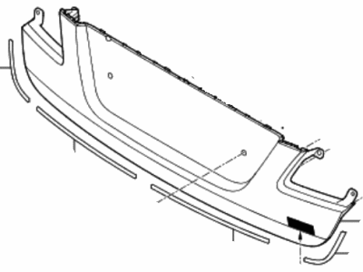 Hyundai 87378-3M020 Pad-Back Panel Moulding