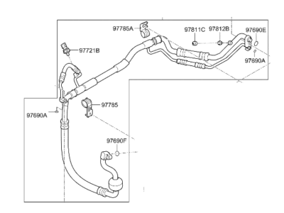 2019 Hyundai Elantra A/C Hose - 97777-M6450