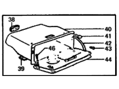 1986 Hyundai Excel Glove Box - 84510-21110-EB