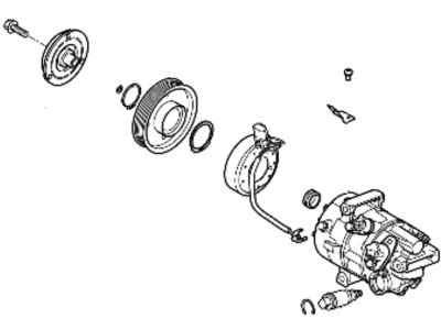 2022 Hyundai Santa Cruz A/C Compressor - 97701-L1850