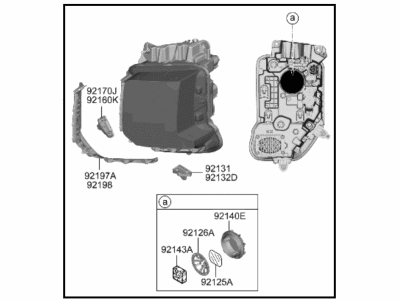 Hyundai Palisade Headlight - 92101-S8610