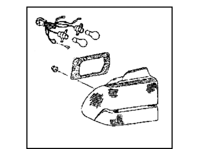 Hyundai 92401-33050 Lamp Assembly-Rear Combination Outside,LH