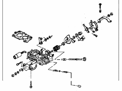 1986 Hyundai Excel Throttle Body - 32113-21600