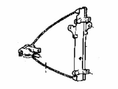 1995 Hyundai Sonata Window Regulator - 83402-34000