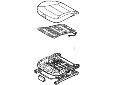 Hyundai 88100-F3070-XFN Cushion Assembly-Front Seat,LH