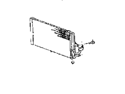 1993 Hyundai Elantra A/C Condenser - 97606-28000