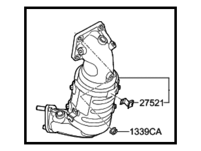 2016 Hyundai Santa Fe Sport Exhaust Manifold - 28510-2G485