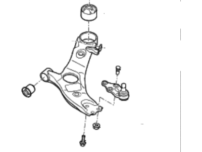 2017 Hyundai Santa Fe Sport Control Arm - 54500-4Z600