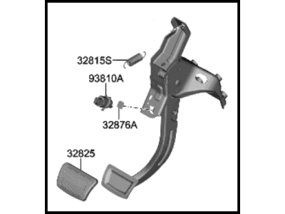 2023 Hyundai Elantra Brake Pedal - 32800-AB200