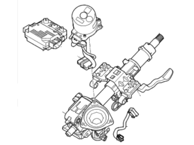 2020 Hyundai Elantra GT Steering Column - 56310-G3200