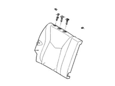 Hyundai 89460-2V270-TBJ 2Nd Back Seat Cover Assembly, Right