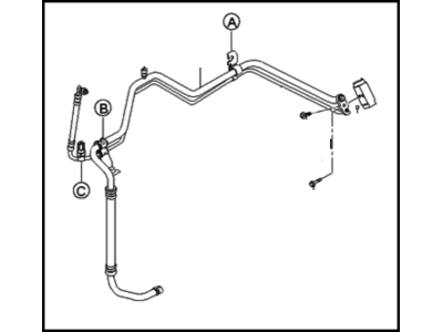 2007 Hyundai Tucson A/C Hose - 97775-2E100