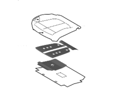 Hyundai 88100-GI230-NKR CUSHION ASSY-FR SEAT,LH