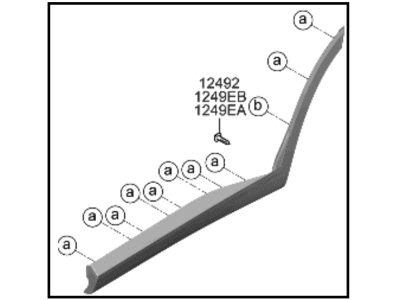 2023 Hyundai Palisade Door Moldings - 87732-S8SA0