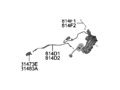 Hyundai Ioniq 6 Door Lock - 81410-KL100