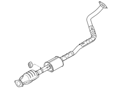 Hyundai 28650-1R220 Center Exhaust Pipe