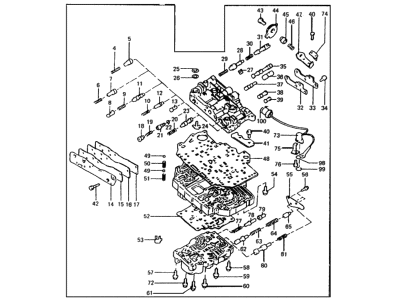 1987 Hyundai Excel Valve Body - 46210-36000