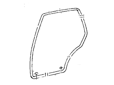 Hyundai 83140-34002 Weatherstrip Assembly-Rear Door Side RH