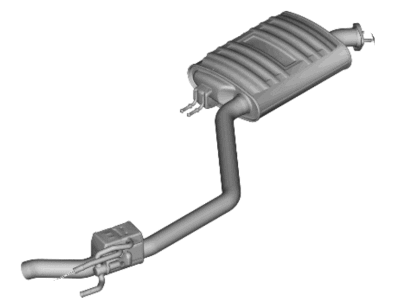 2022 Hyundai Santa Fe Hybrid Muffler - 28650-CL210