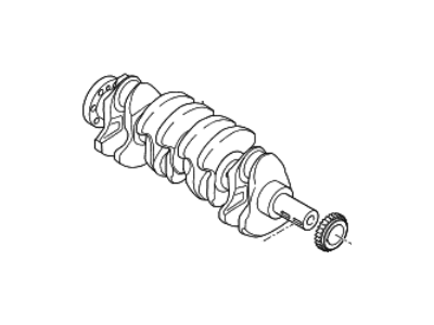 Hyundai Tucson Crankshaft - 72RZ6-2GF00