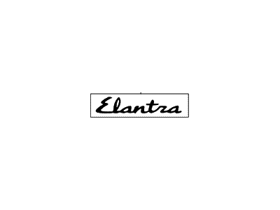 1997 Hyundai Elantra Emblem - 86315-29000-IC