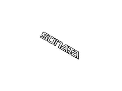 1989 Hyundai Sonata Emblem - 86311-33000