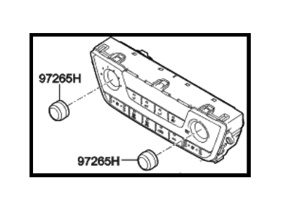 2017 Hyundai Sonata A/C Switch - 97250-C2030-GU