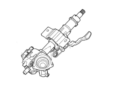 Hyundai Sonata Hybrid Steering Column - 56390-C1710