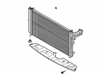 2013 Hyundai Equus A/C Condenser - 97606-3N100