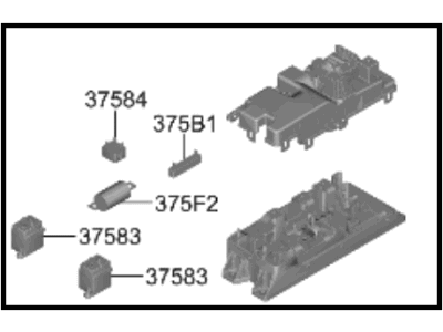 2023 Hyundai Santa Fe Hybrid Relay - 37514-P4500