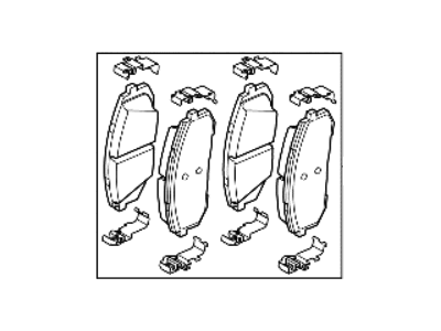 Hyundai Sonata Brake Pad Set - 58101-L1A02