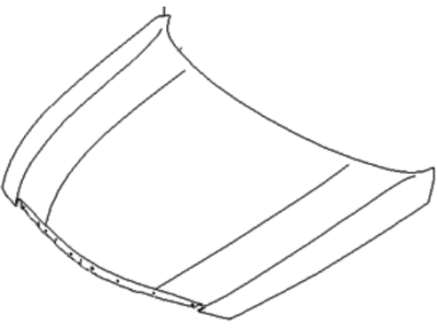 Hyundai Sonata Hood - 66400-3Q000