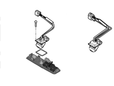 Hyundai 95760-G9500 Rear Camera & Trunk Lid Handle Assembly
