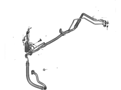 Hyundai Santa Fe Hybrid A/C Hose - 97777-P4020