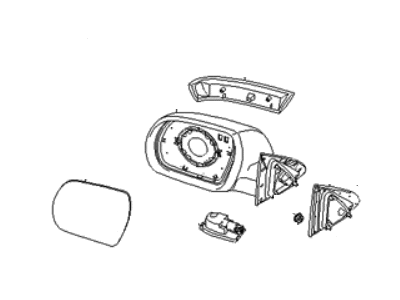 Hyundai 87620-3J310 Mirror Assembly-Outside Rear View,RH