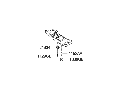 Hyundai Genesis Engine Mount Bracket - 21830-B1400