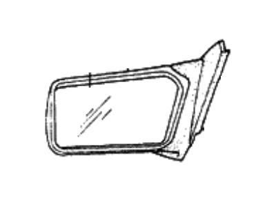 1988 Hyundai Excel Car Mirror - 87605-21101