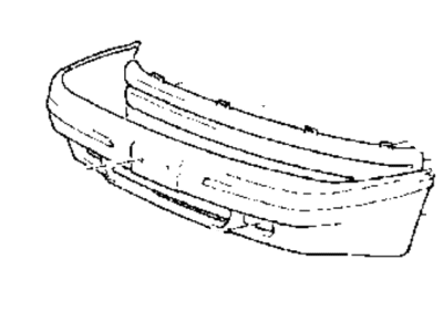 1997 Hyundai Sonata Bumper - 86501-34050