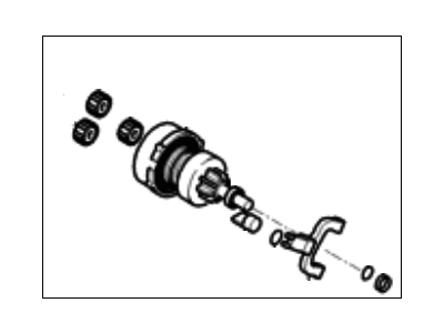 2006 Hyundai Azera Starter Drive Gear - 36140-3C100