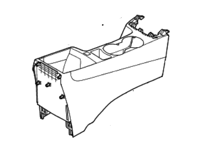 Hyundai 84611-3X000-HZ Console-Floor