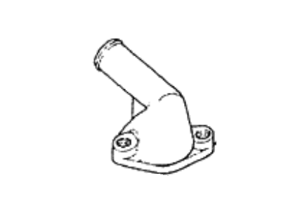 1988 Hyundai Excel Thermostat Housing - 25611-21000