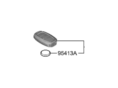 Hyundai Elantra N Car Key - 95440-IB000