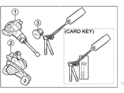 Hyundai Genesis G80 Door Lock Cylinder - 81905-B1570