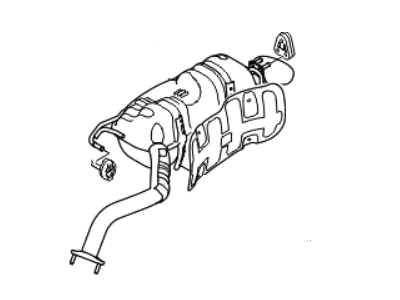 Hyundai 28723-3J100 Protector Assembly-Heat,RH