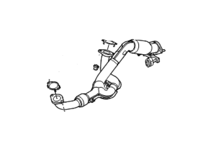 Hyundai 28610-3J150 Front Exhaust Pipe