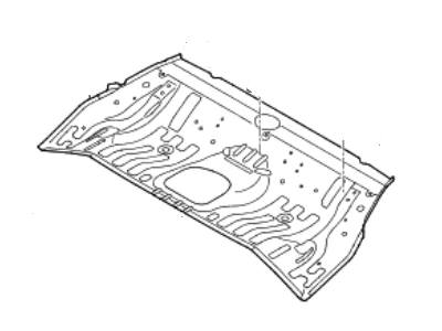 Hyundai 65511-F2000 Panel Assembly-Rear Floor,Front