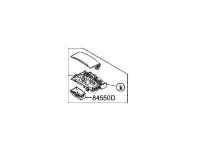 Hyundai Ashtray - 84550-3L010