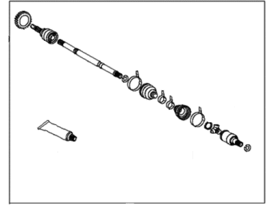 2004 Hyundai XG350 Drive Shaft - 49500-39800