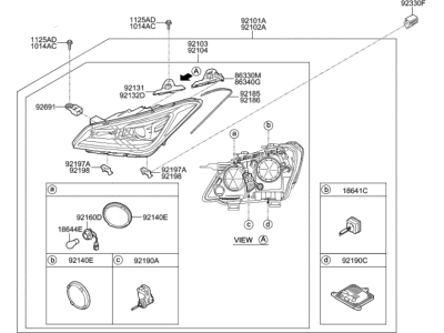 Hyundai 92101-B1550