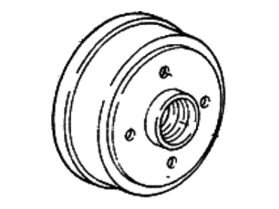 1989 Hyundai Excel Wheel Hub - 52711-21300